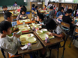 久しぶりの給食