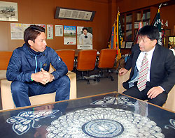 柳田殖生選手