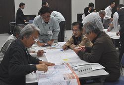 マップ作成の図上訓練