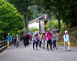 大江山グリーンロッジを出発