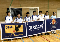 福知山ジュニアユースの女子選手たち