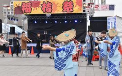 学祭で福知山踊り