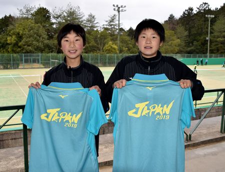 両丹日日新聞 ソフトテニス福知山ｊｒから全日本ｕ 14に選出 柴田 浜中ペア ニュース