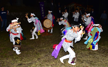子ども太鼓踊り奉納、少子化で150年の伝統に幕下ろす　「これで見納め」万感の思い　