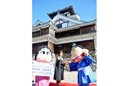 光秀効果絶大　福知山城復元から33年目で初の入城者5万人超え