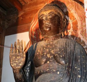 33年に一度の秘仏開帳　朝来市・法宝寺の薬師如来
