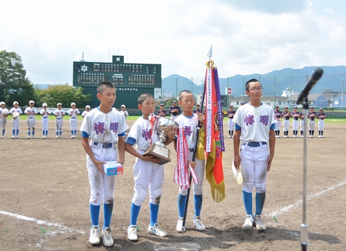 全福知山学童野球大会、惇明Ａが2連覇　準優勝は美河
