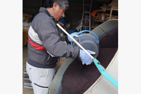 稲作省力化に、もみを鉄粉コーティング　鬼の里農園