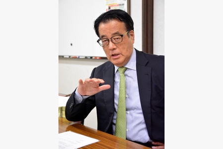 衆院選野党共闘は？　立憲民主・岡田幹事長、石原で語る