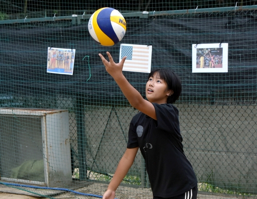 ビーチバレー鹿児島国体に府代表で成美の橘選手