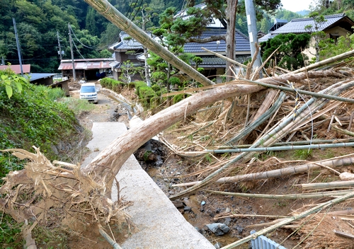 台風7号：災害復旧に補正予算緊急追加