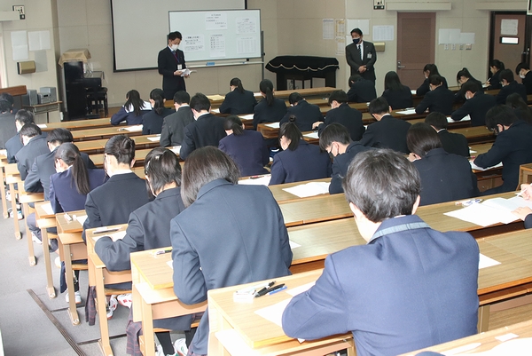 福知山の私立3高校で入試　合格めざし1796人