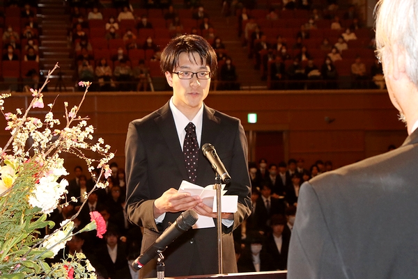 福知山公立大で入学式　大学院は1期生迎える