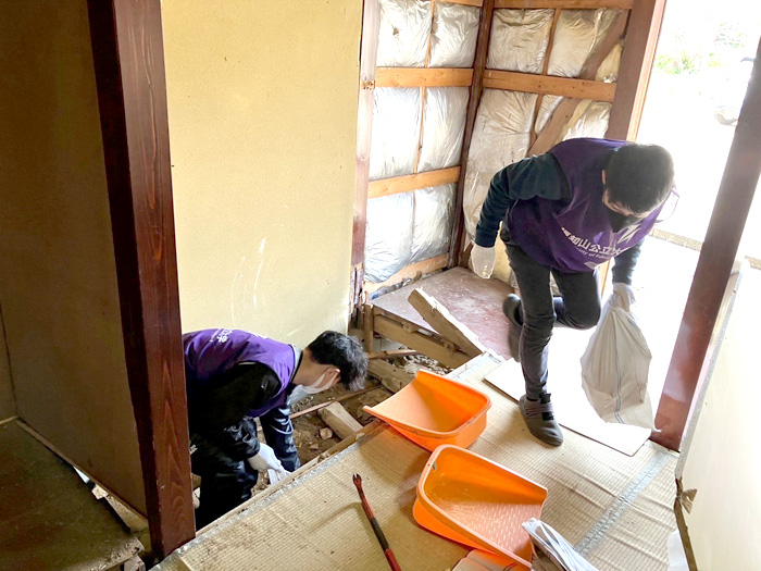 能登地震発生3カ月余　災ボラ続ける公立大生