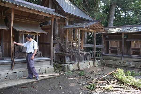 元伊勢外宮に落雷　文化財の別宮や小宮破損