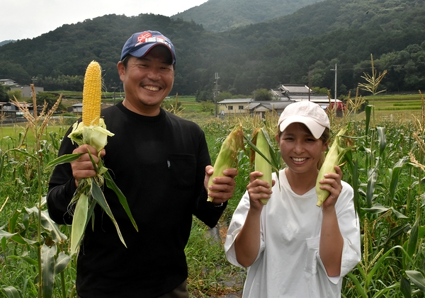 古物商から農家に転身　移住して米や小豆、トウモロコシも