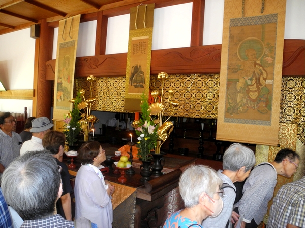 足利将軍家の祈願寺・天寧寺でバスツアーが重文拝観