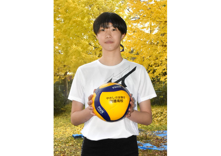 ビーチバレーＵ21・Ｕ19日本代表候補に　淑徳高1年の中川芽生選手