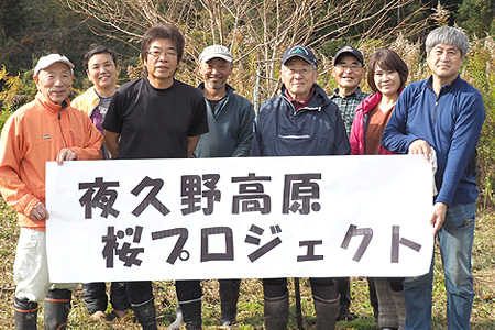 夜久野高原桜プロジェクト―農匠の郷を桜の名所にと、地元住民たちが設立「100年以上残していける場所に…」