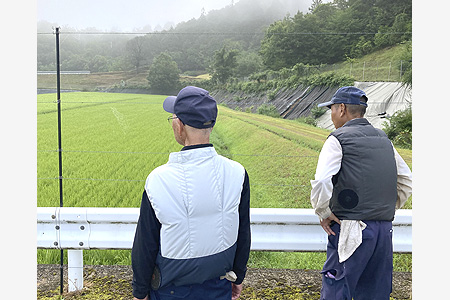 福知山にまとまった雨　水不足に悩むコメ農家「安堵した」「まだ全然」などの声が