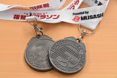 【福知山マラソン】重厚感あふれる完走メダル　地元の武蔵キャスティングが鋳造で製作、提供