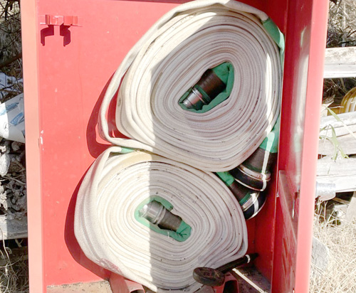 ホースの金属製筒先、盗難相次ぐ　夜久野や上豊の消火栓ボックスで31本