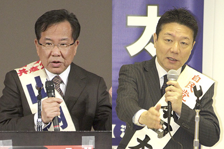 【衆院選】京都5区　最終盤を迎え両候補、最後まで全力で訴え