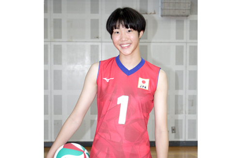 夢かなえＵ18日本代表に　福知山淑徳女子バレー部中川選手がアジア選手権へ