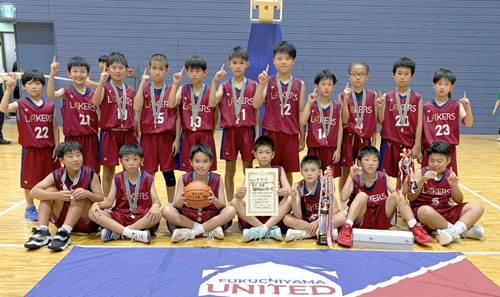 13年ぶりに京都1位に　ミニバスのレイカーズ男子、サマー大会を制す