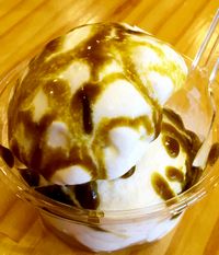 万願寺ソースのアイスクリーム